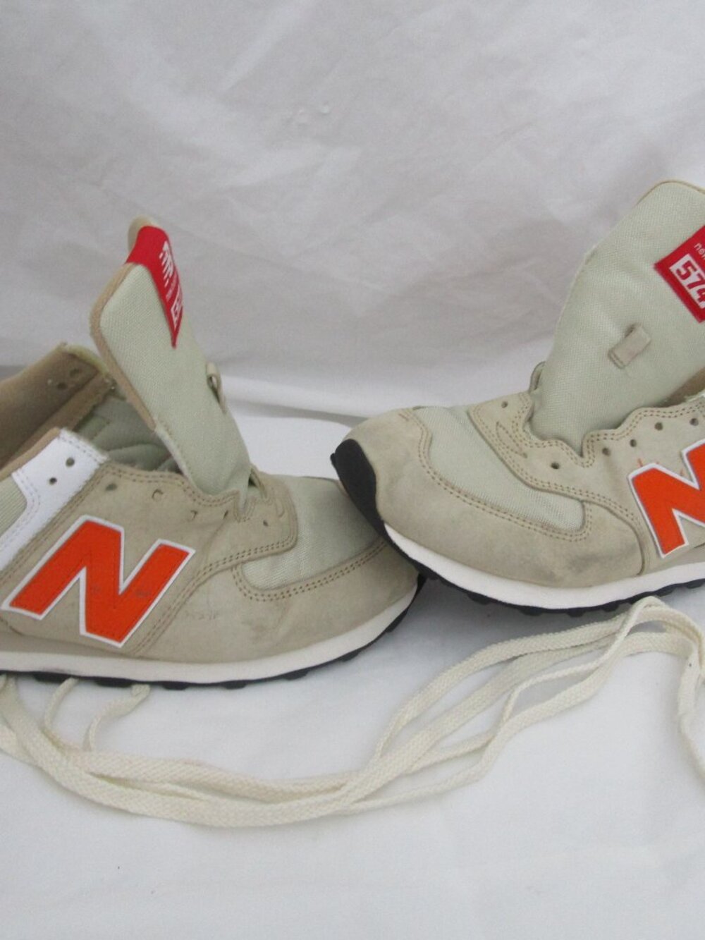 New Balance 574 Classic NB Lifestyle Sneakers Shoes Size US 13-preowned used con